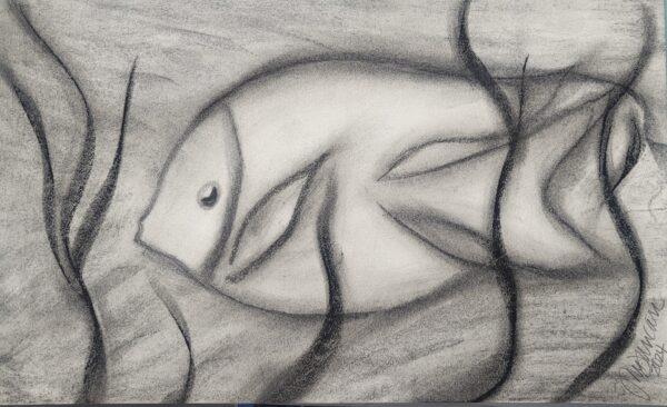 #W529B Beach Life in Charcoal,  1/2 Day Mini- Session, Monday, April 28, 9:30 - 12:00PM