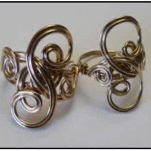 #S25-306A, Fancy Swirl Ring, 1/2 Day Mini Session, Wednesday, July 16, 12:30 - 3:30PM