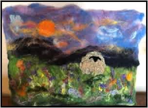 #F25-119B, Painting with Fiber, 1/2 Day Mini Session, Wednesday November 5, 1:00 - 3:30PM