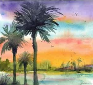 #F25-708B Watercolors: Outdoors while Indoors—Landscapes, Instructor Sheila Golden, 1-Day Mini-Session, Tuesday, November 18, 10:00 AM–3:00 PM