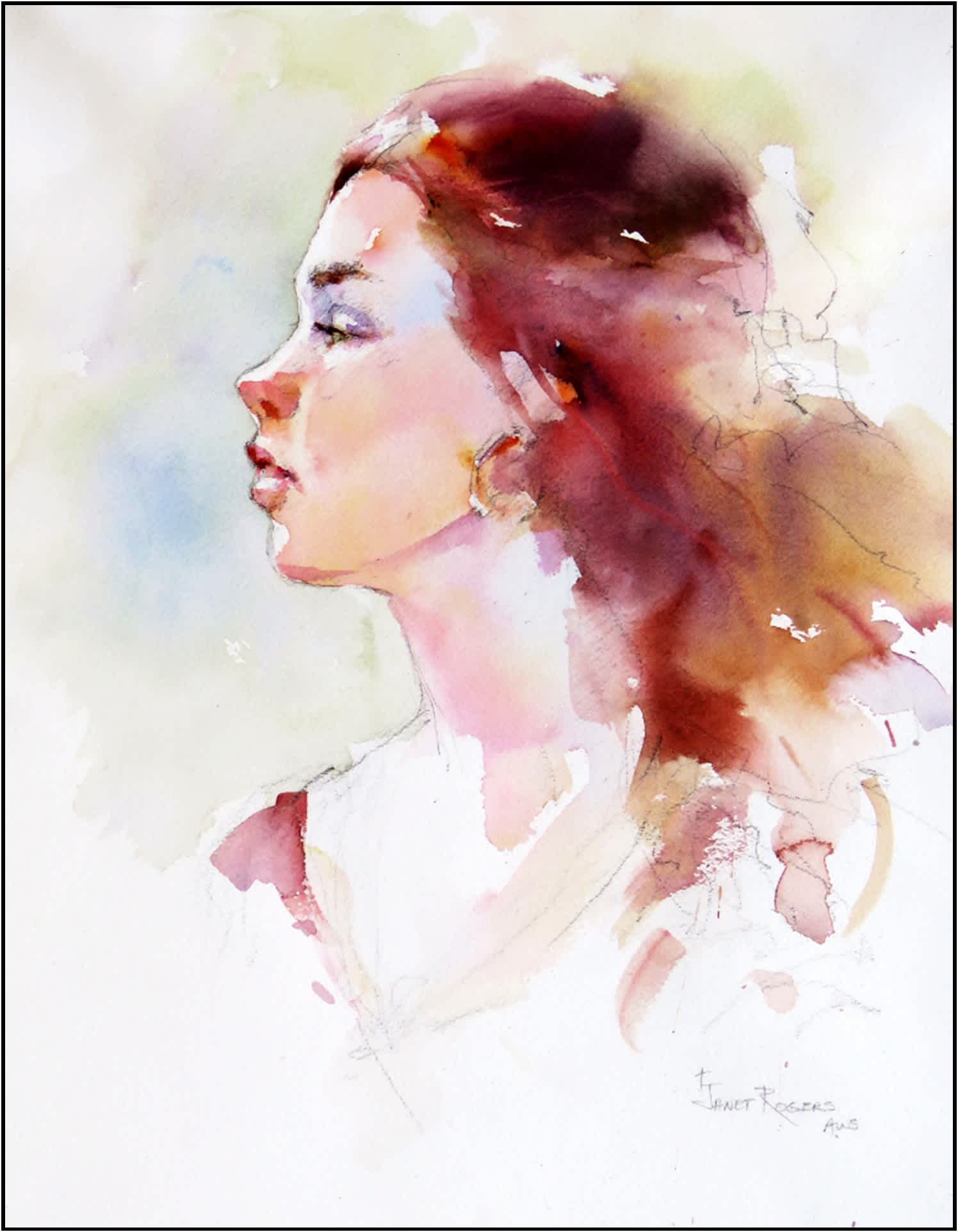 #810A Expressive Watercolor: Faces & Figures: 2 Day Workshop, Wednesday & Thursday, April 1 & 2, 9:30 - 3:30PM