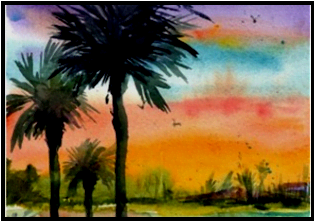 W26-711B Watercolor: Outdoors while Indoors: Landscapes, 1-Day Mini-Session, Tuesday April 14, 10:00 - 3:00PM