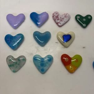 #W26-109C, Hearts of Glass, 1 Day Mini Session, Friday, April 24, 1:00 - 3:30PM