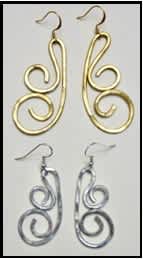 #W26-305A, Sweep Earrings, 1/2 Day Mini Session, Thursday, February 12, 6:30 - 9:00PM