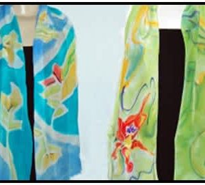 #W26-137D, Silk Scarf Painting, 1/2 Day Mini Session, Tuesday, April 7, 1:00 - 3:30PM