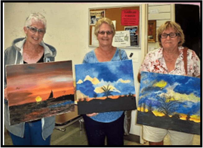 #W26-613C, Acrylic Sunsets, 1/2 day Mini Session, Tuesday, May 5, 9:30 - 3:30PM