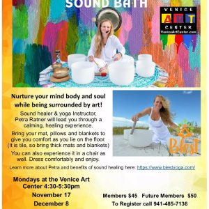Sound Bath Event - NON -Member - Monday November 17, 4:30-5:30 PM
