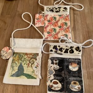 #S26-106C, Decoupage Crossbody Bag, 1/2 day Mini Session, August 13, 9:30 - 12:00PM