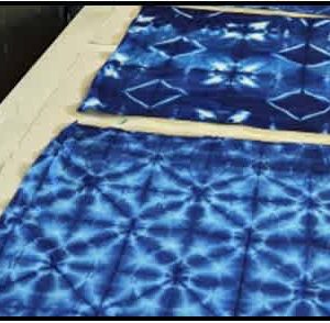 #S26-117A, Shibori Set of Table Napkins for an Artful Home , 1/2 Day Mini-Session, June 24, 1:00 - 3:30PM
