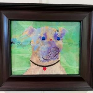Frank, mixed media