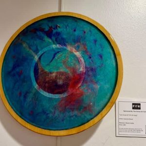 Lazy Susan #7 (Yin & Yang), mixed media