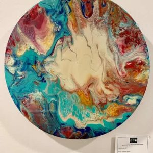 Lazy Susan #8, mixed media