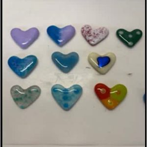 #F26-109A, Hearts of Glass,  1/2 Day Mini Session, Friday, Sept 18, 1:00 - 3:30PM