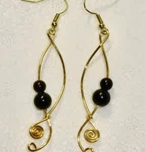 #F26-407A, Beads & Swirls Earrings - NEW!, 1/2 Day Mini Session, 1:00 - 3:30PM
