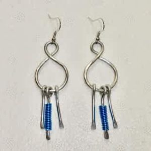 #F26-402A, Fringe Earrings with Coils- NEW! 1/2 day Mini Session, September 14, 1:00 - 3:30PM