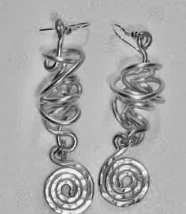 #F26-404A, Whirly Earrings - NEW!, 1/2 Day Mini Session, October 7, 1:00 - 3:30PM