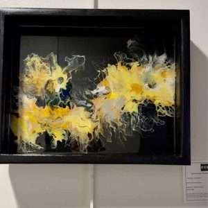Midnight Explosion I, mixed media