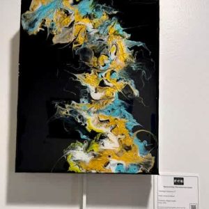 Midnight Explosion II, mixed media