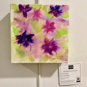 Pink and Purple Haze, mixed media
