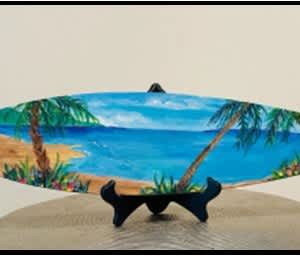 #F26-126A, Surfboard Acrylic Painting, 1/2 Day Mini Session, October 20, 1:00 - 3:30PM