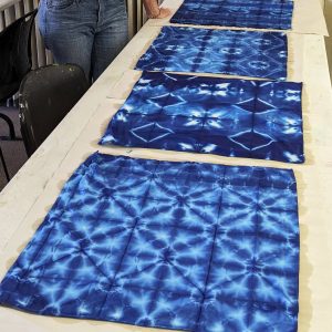 #F26-134B, Shibori Table Napkins, 1/2 Day Mini Session, November 19, 1:00 - 3:30PM