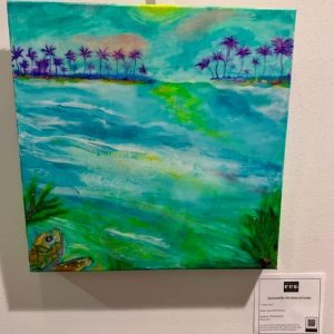 Turtle Time, mixed media
