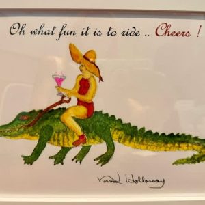 Cowgirl Alligator